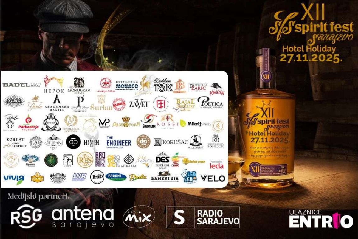 Sarajevo danas centar regionalne destilerijske scene, počinje 12. Spirit fest