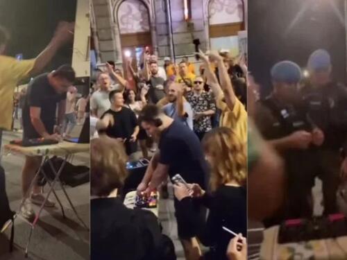 Sarajevo: DJ na dasci za peglanje zabavljao publiku, intervenisala policija