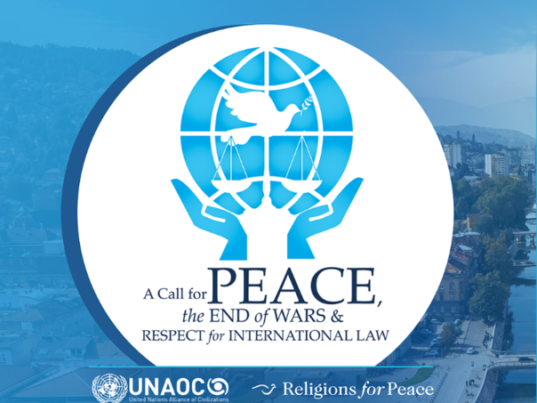 Sarajevo domaćin međunarodnog skupa “Poziv na mir, kraj ratova i poštivanje međunarodnog prava"