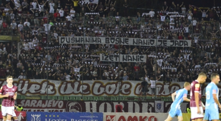 Sarajevo kažnjeno zbog navijačke parole posvećene Izetu Naniću