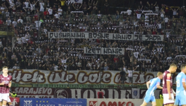 Sarajevo kažnjeno zbog navijačke parole posvećene Izetu Naniću
