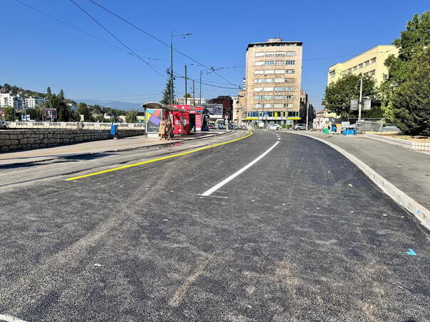 Sarajevo: Nastavak radova na obnovi ulice Obala Kulina bana