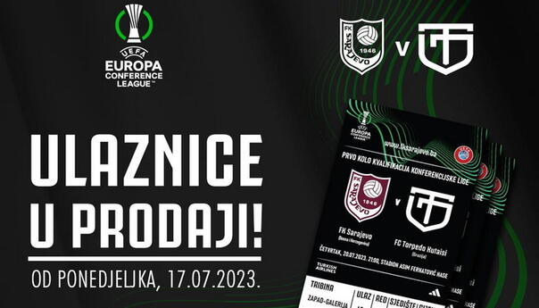 Sarajevo odredilo cijene ulaznica za utakmicu protiv Torpeda