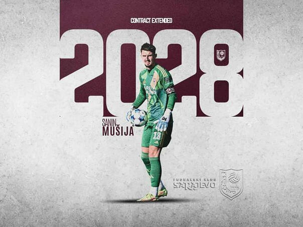 Sarajevo produžilo ugovor sa mladim golmanom
