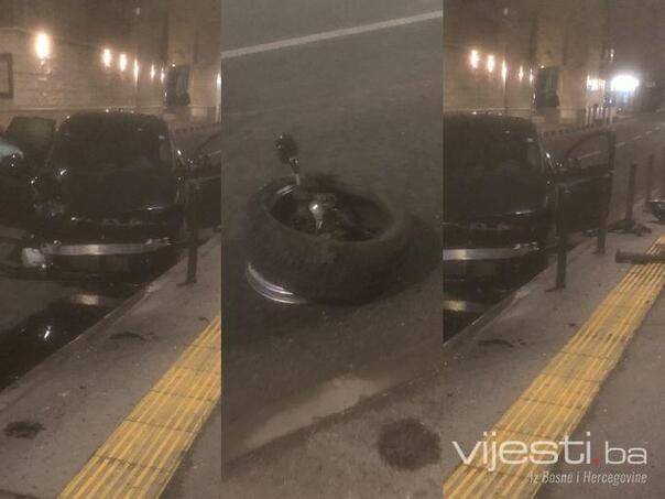 Sarajevo: Saobraćajna nesreća na Skenderiji, policija i Hitna pomoć na terenu