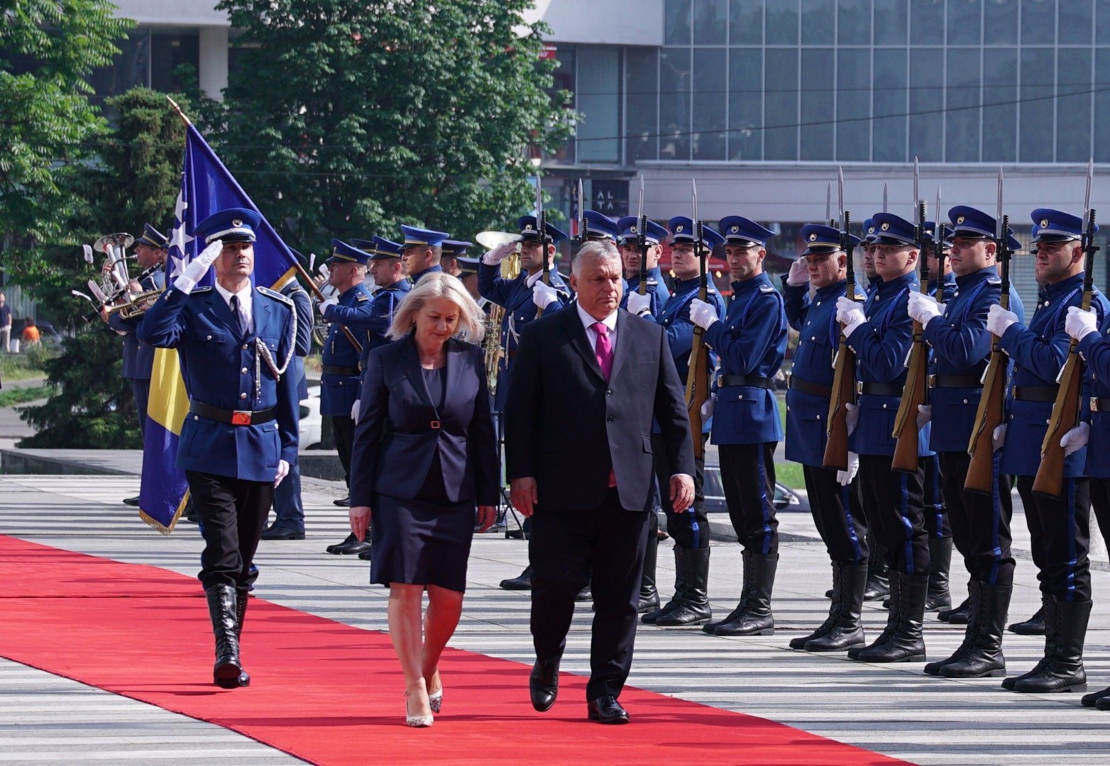 Sarajevo: Svečano dočekan mađarski premijer Orban