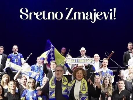 Sarajevska filharmonija u dresovima poslala moćnu podršku reprezentaciji BiH