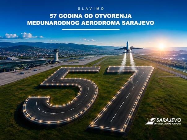 Sarajevski aerodrom obilježava 57 godina razvoja, rasta i povjerenja putnika