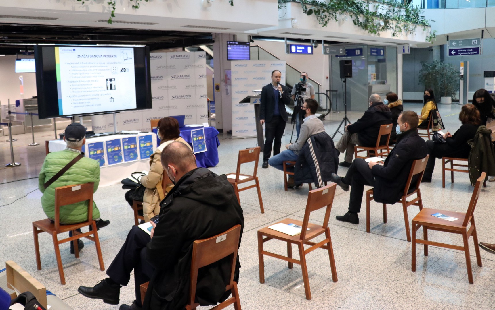 Sarajevski aerodrom poboljšava uslove za slijepa i slabovidna lica