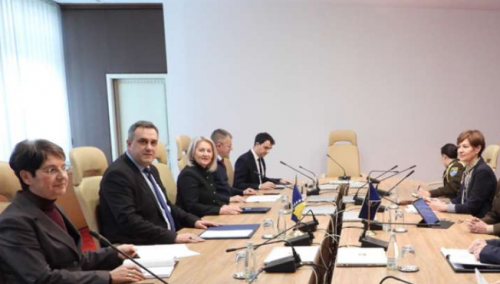 Sarajlić, Krišto i komandantica NATO štaba razgovarali o odbrani i sigurnosti u BiH