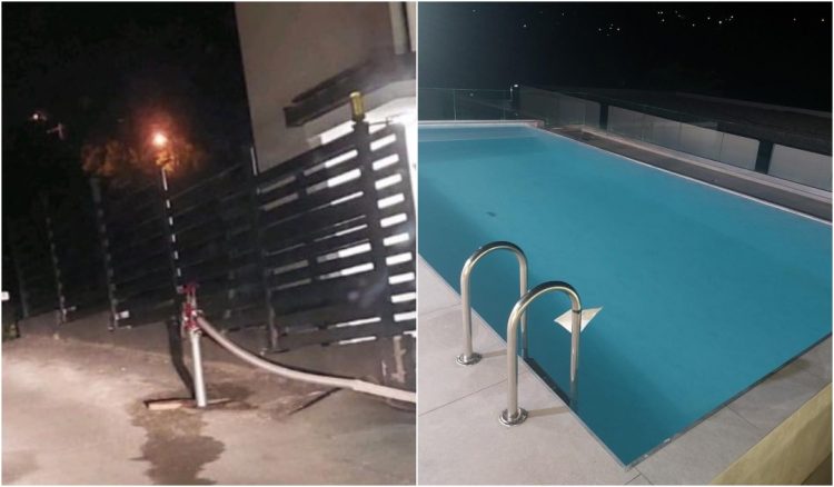 Sarajlija privatni bazen punio iz javnog hidranta