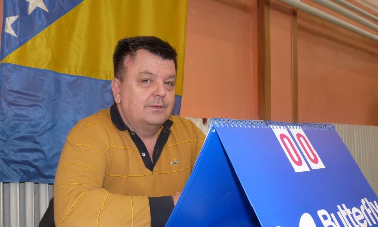 Saša Sarajlić delegiran za suca 63. evropskog prvenstva u stonom tenisu za mlade