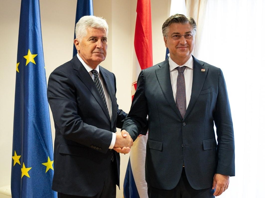Čović sa Plenkovićem: Nastavljamo snažnu saradnju sestrinskih stranaka