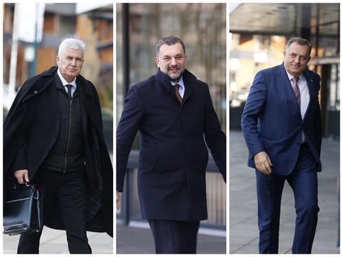 Sastanak Trojke, HDZ-a i SNSD-a u Sarajevu, stigle delegacije