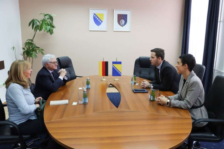 Sastanak Uka i ambasadora Njemačke: Razgovarali o EU putu BiH