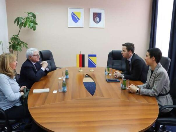 Sastanak Uka i ambasadora Njemačke: Razgovarali o EU putu BiH