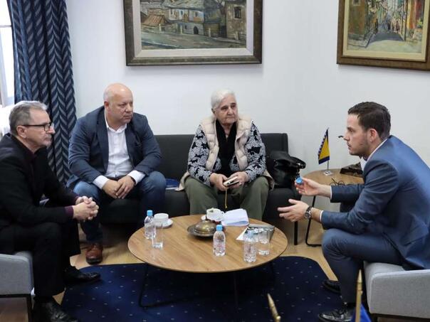 Sastanak Uka s delegacijom iz Srebrenice o saradnji i nastavku podrške