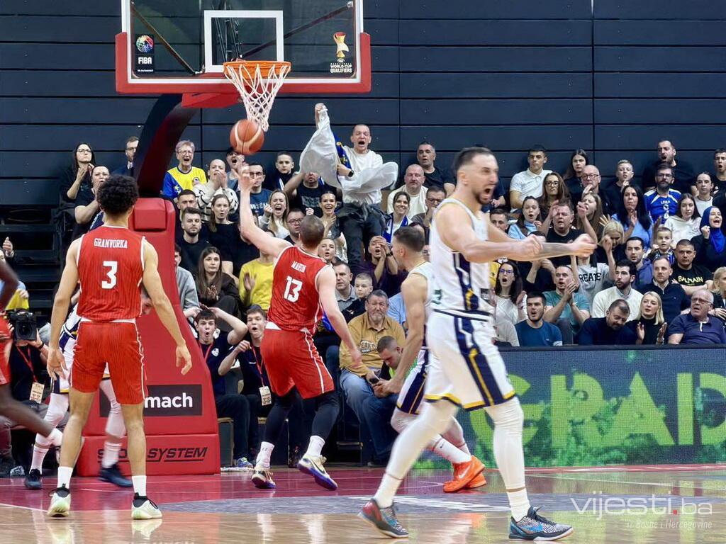 Savršena noć u Tuzli: BiH deklasirala Švicarsku