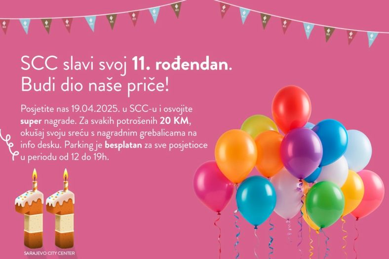 SCC danas slavi rođendan: Provedite dan ispunjen zabavom i nagradama