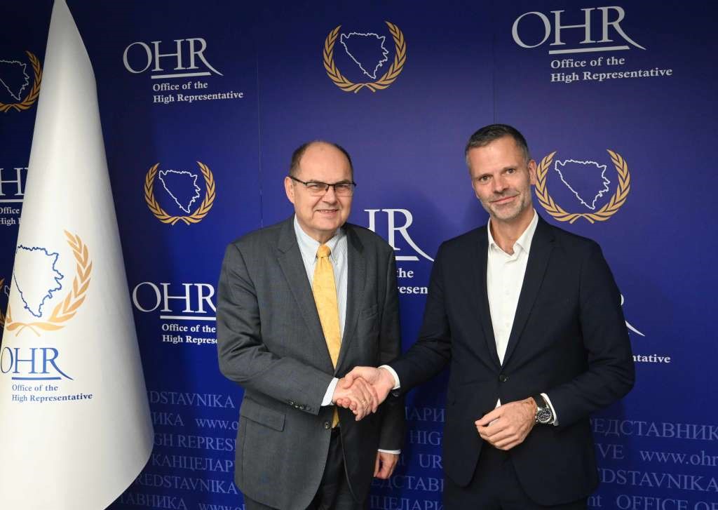 Schmidt imao 'srdačan i konstruktivan' sastanak sa novoimenovanim ambasadorom Danske u BiH
