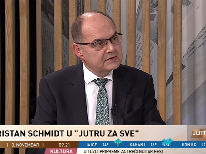 Schmidt o izvještaju Komšića u UN-u: Ja sam morao reagovati