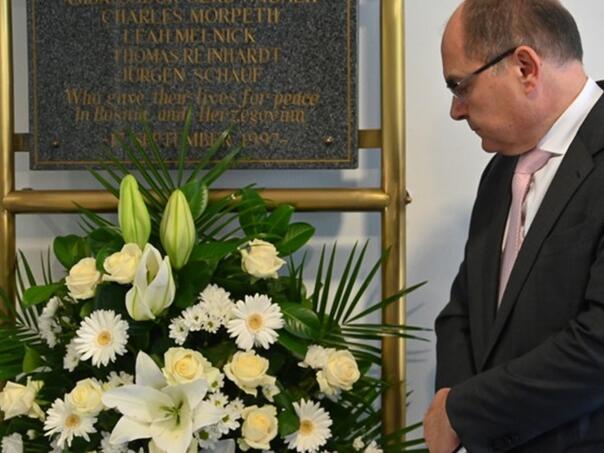 Schmidt obilježio 26. godišnjicu pada helikoptera na Prokoškom jezeru