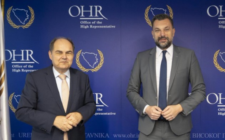 Schmidt s Konakovićem o političkoj situaciji u BiH