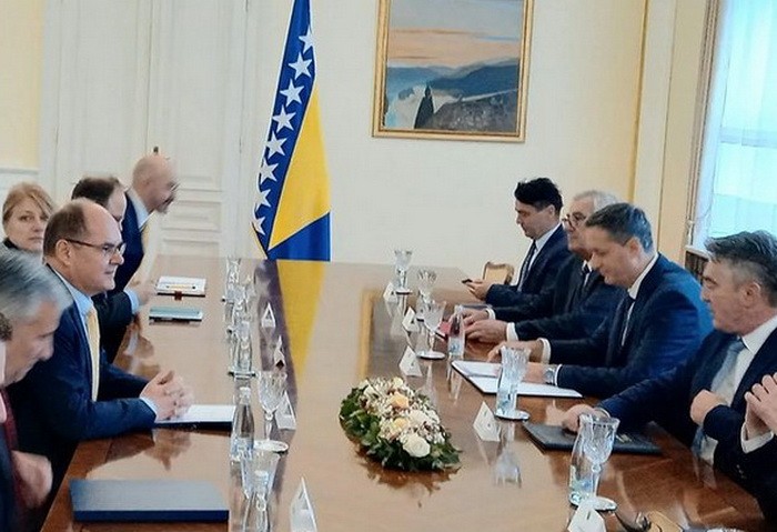Schmidt u Predsjedništvu BiH, Cvijanović nije došla na sastanak
