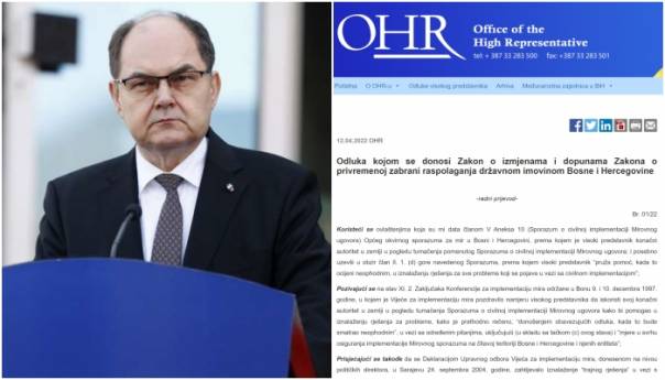 Schmidtova odluka stupila na snagu, pročitajte detalje