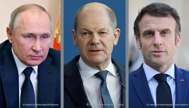 Scholz i Macron 75 minuta razgovarali s Putinom
