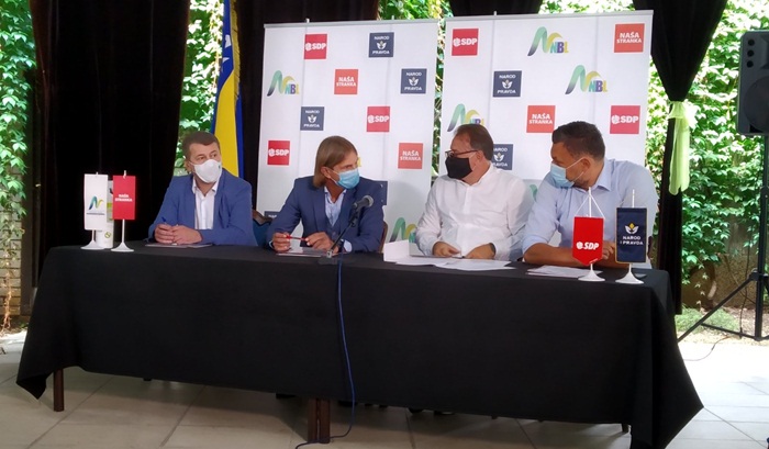 SDP, NiP, Naša stranka i NBL potpisali “Sarajevski dogovor”
