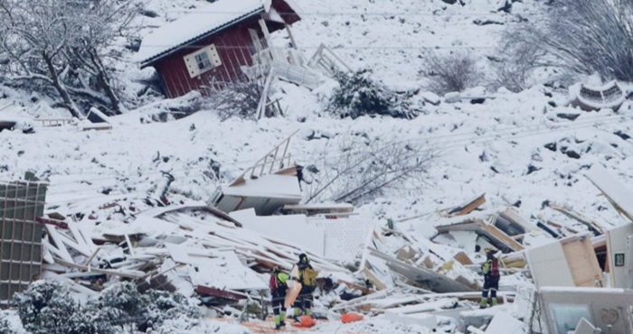 Sedam tijela pronađeno na klizištu u Norveškoj
