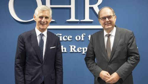Šef austrijske diplomatije stigao u BiH, dao podršku Schmidtu