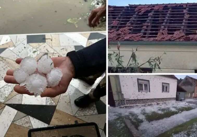 Selo Bošnjake u Hrvatskoj 'poharala' oluja: Uništeni krovovi i usjevi