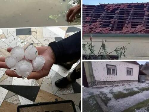 Selo Bošnjake u Hrvatskoj 'poharala' oluja: Uništeni krovovi i usjevi