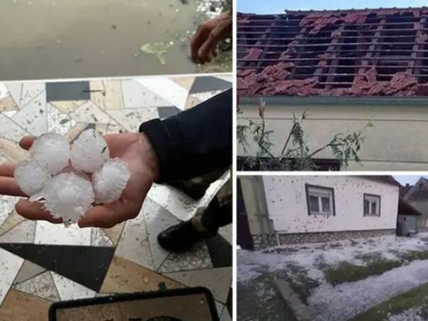 Selo Bošnjake u Hrvatskoj 'poharala' oluja: Uništeni krovovi i usjevi