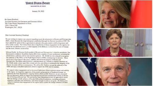 Senatori kritikuju State Department: Udovoljava se zahtjevima HDZ-a