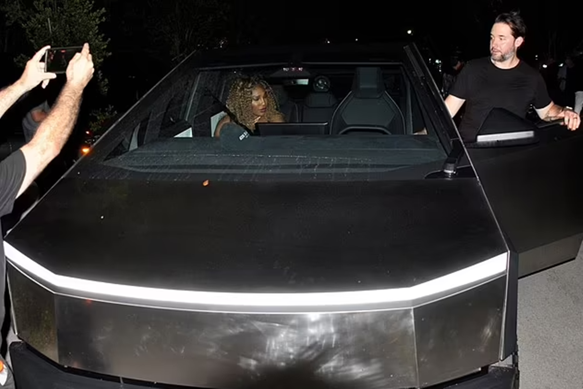 Serena Williams i Alexis Ohanian u futurističkom Cybertrucku