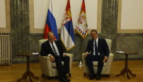 Lavrov na sastanku sa Vučićem