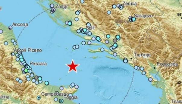Serija zemljotresa kod Splita