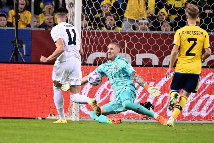 Šeško golčinom poslao Šveđane u niži rang, Škoti u eliti