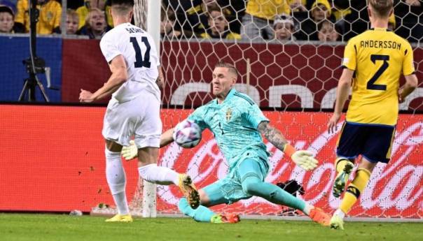 Šeško golčinom poslao Šveđane u niži rang, Škoti u eliti