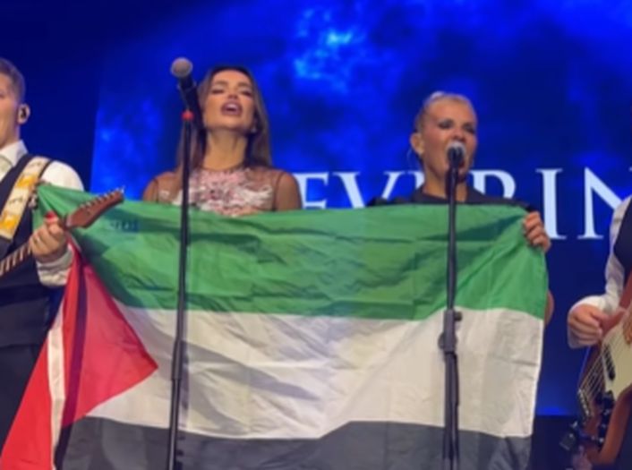 Severina na nastupu u Sloveniji istakla zastavu Palestine na bini