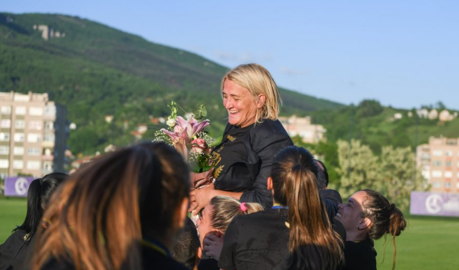 SFK 2000 Sarajevo proslavlja rekordnu 20. titulu prvakinja BiH