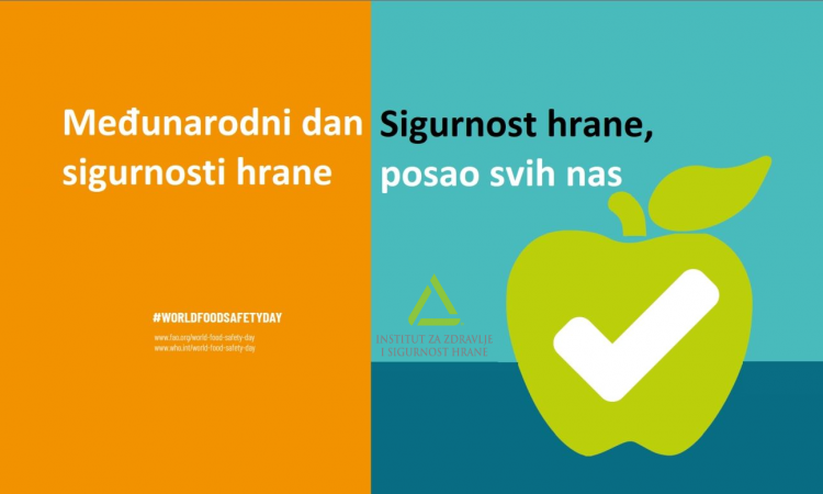 Sigurna i zdrava hrana je neophodna za promicanje zdravlja