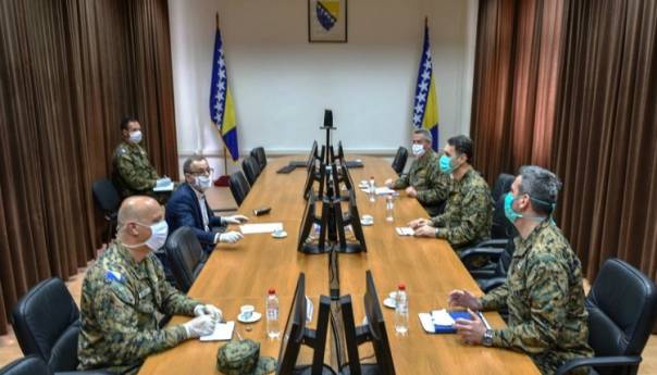 Šiljegović i Ahmić posjeti Zajednički štab OSBiH