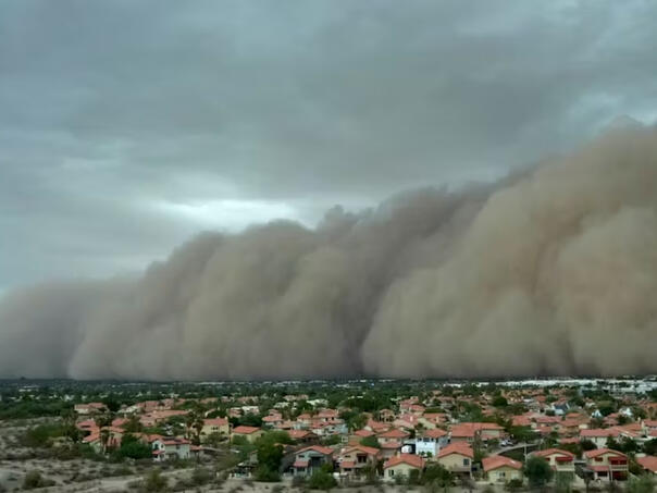 Silovit pješčani vjetar prekrio američki grad: Pogođeni milioni ljudi, kasne i letovi