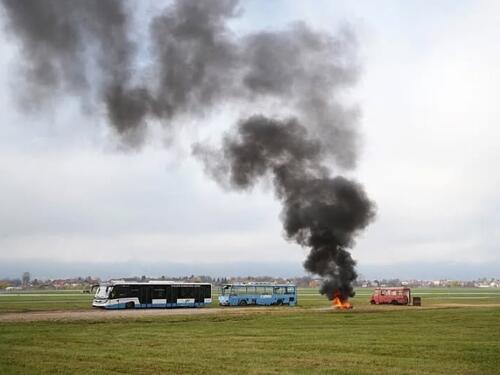Simulacija nesreće na sarajevskom aerodromu: Pad sa 24 putnika i šest članova posade