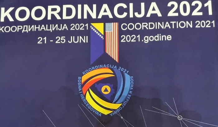 Simulacijska vježba "Koordinacija 2021" od 21. do 25. juna u Sarajevu