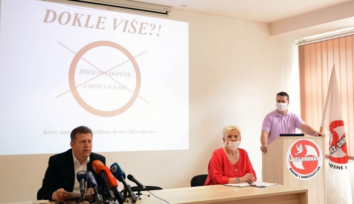 Sindikati iz Republike Srpske i Srbije podržali proteste u Sarajevu